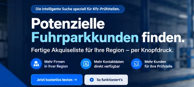 Werkstattumgebung als Symbol für regionale Gewerbekunden